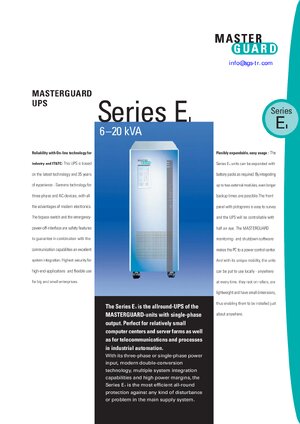 Thumbnail for Mastering UPS Series E