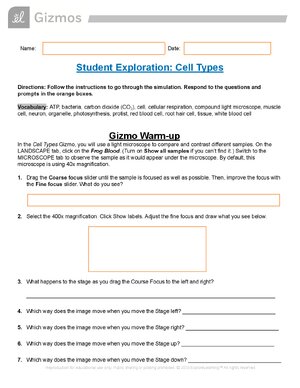 Thumbnail for Gizmos Cell Types