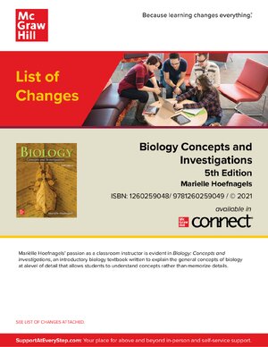 Thumbnail for Biology Concepts and Investigations - (5th Edition)