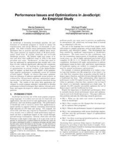 Javascript High Performance and Optimization Practices thumbnail