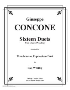 Duos Concone Sixteen Duets For Trombone thumbnail