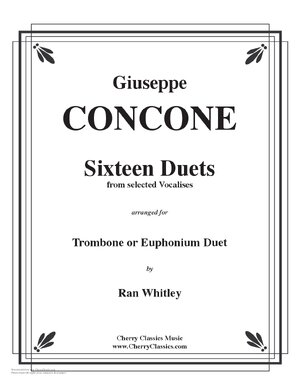 Thumbnail for Duos Concone 16 Duets For Trombone