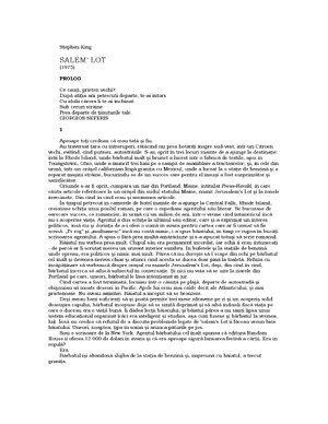 Thumbnail for 'Salem's Lot Novel by Stephen King