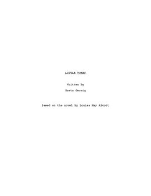 Thumbnail for LITTLE WOMEN Written by Greta Gerwig