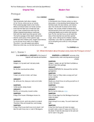 Thumbnail for Shakespeare Romeo And Juliet | Original Text and Modern Text