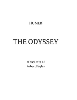 Thumbnail for The Odyssey Translated By Robert Fagles