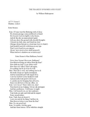 Thumbnail for The Tragedy of Romeo and Juliet