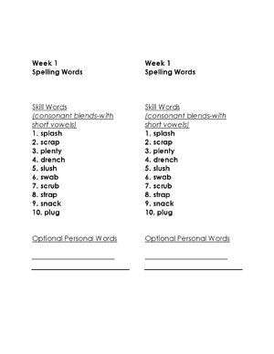 Thumbnail for Spelling Lists For Students 3rd Grade