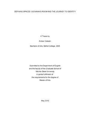 Thumbnail for Defining Spaces: Giovanni's Room And The Journey To Identity