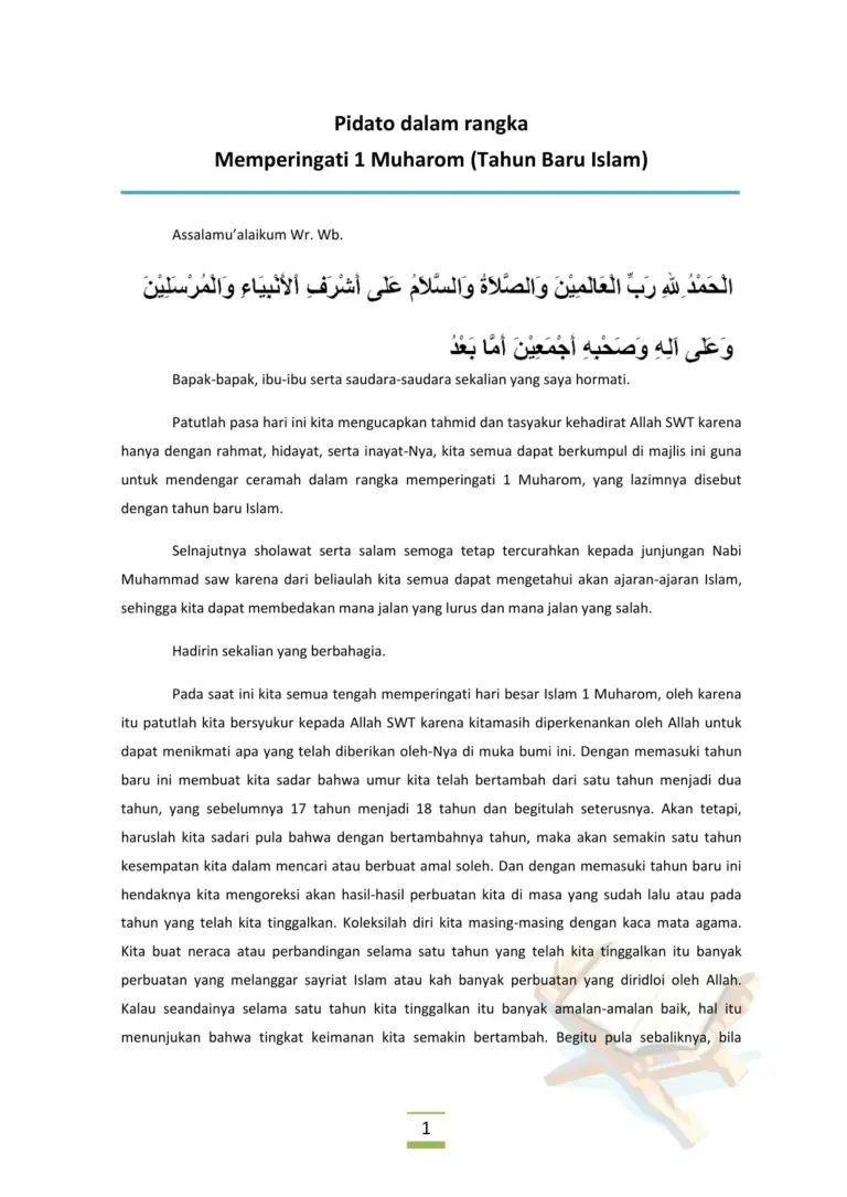 10 Kumpulan Pidato Islami