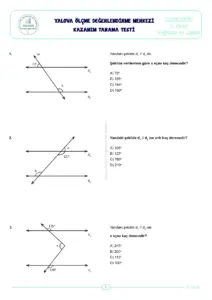 7.sınıf Matematik 5.ünite Test thumbnail