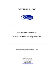 Cottrell Parts Catalog thumbnail