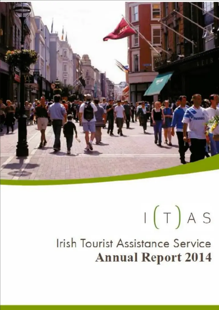 Irish Tourist Assistance Service Annual Report 2014 Items Stolen