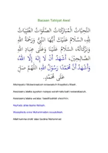 Bacaan Tahiyat Awal thumbnail