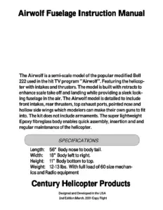 Airwolf Paper Model thumbnail