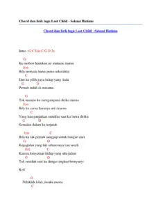 Chord Dan Lirik Lagu Last Child Sekuat Hatimu thumbnail
