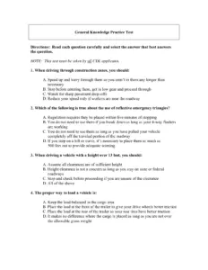 General Knowledge Practice Test thumbnail