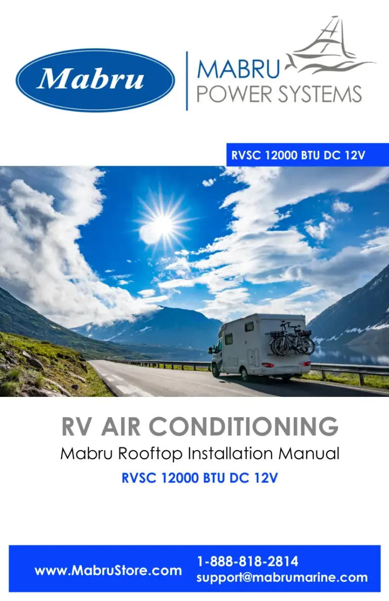 Mabru RV Installation Manual