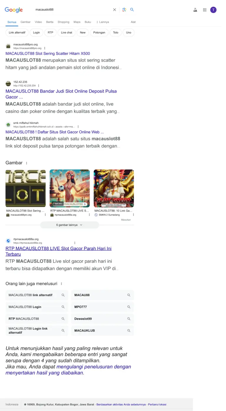 Macauslot88 Penelusuran Google