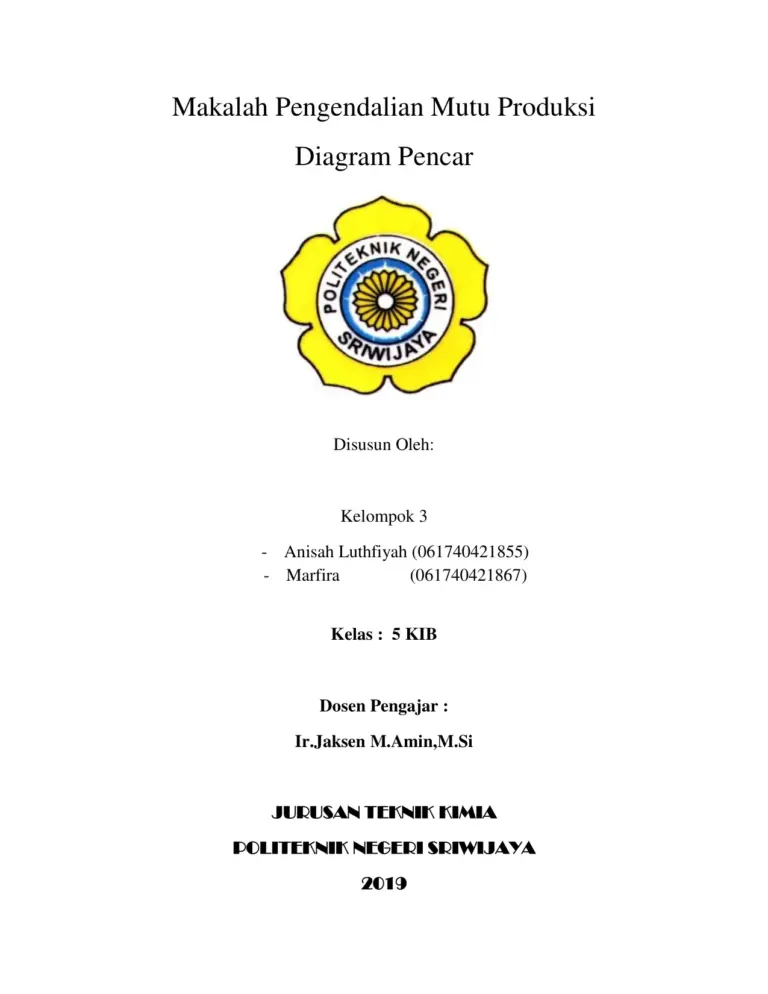 Makalah Diagram Pencar