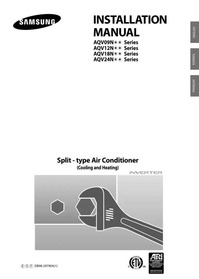 Samsung Neo Forte Installation All Models Manual All Models