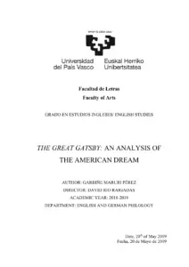 THE GREAT GATSBY: AN ANALYSIS thumbnail