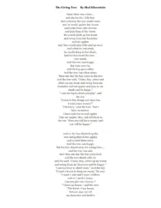 The Giving Tree Poem thumbnail