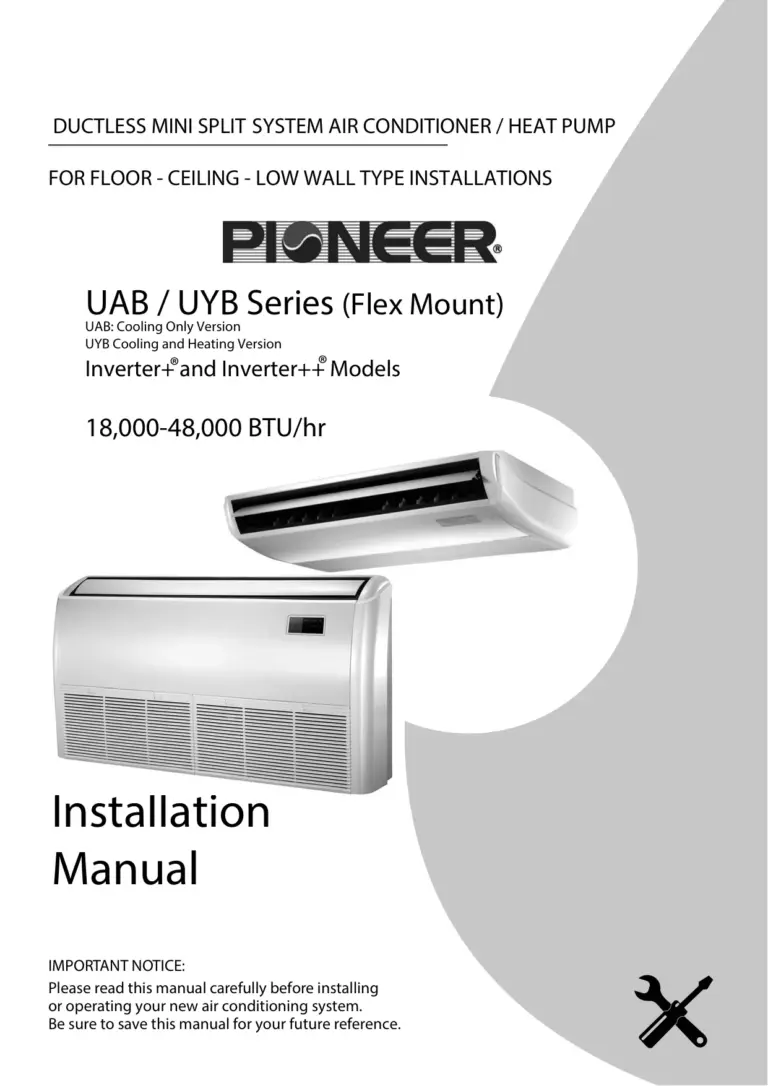 Pioneer UAB / UYB Series Installation