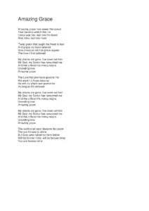 Amazing Grace Lyrics Original thumbnail