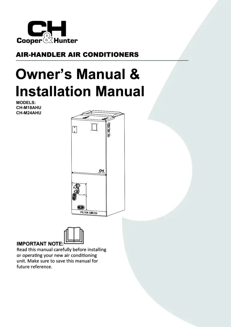 Copper Hunter Owner’s Manual & Installation Manual