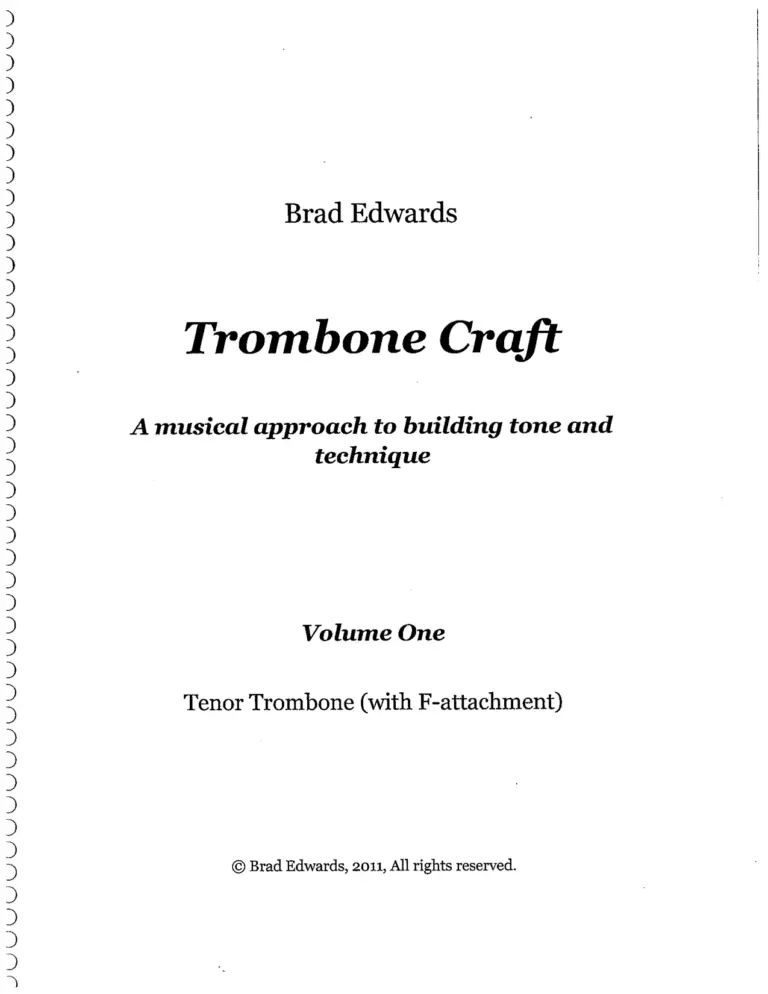 Trombone Craft Vol 1 PDF