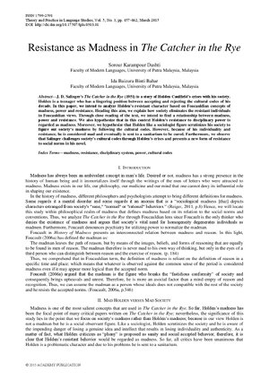 Thumbnail for The Catcher in the Rye Societal Complexities