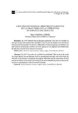 Thumbnail for CIEN AÑOS DE SOLEDAD