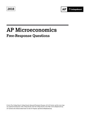 Thumbnail for 2018 AP Microeconomics Free Response Questions