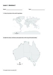 Australia Map Activity thumbnail