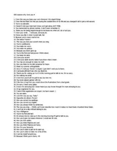 500 Reasons Why I Love You Www Doc thumbnail