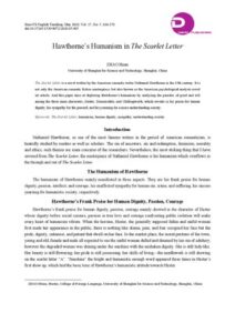 Hawthorne’s Humanism in The Scarlet Letter thumbnail