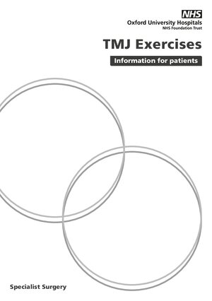 Thumbnail for TMJ Exercises