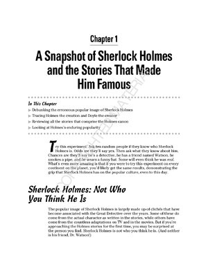 Thumbnail for Chapter 1 A Snapshot of Sherlock Holmes