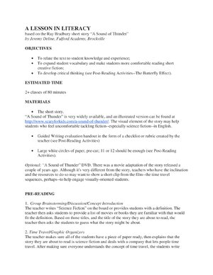 Thumbnail for A Lesson In Literacy