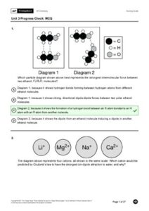 A.P. Chemistry Unit 3 Progress Check MCQ thumbnail