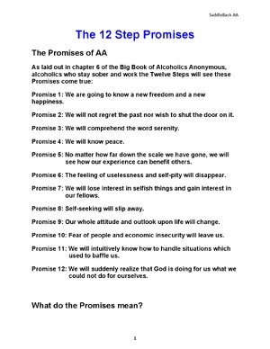 Thumbnail for The 12 Step Promises - The Promises of AA