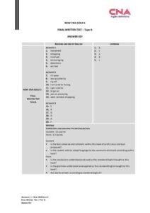 Advanced 1 Final Written Test Type A Answer Key thumbnail