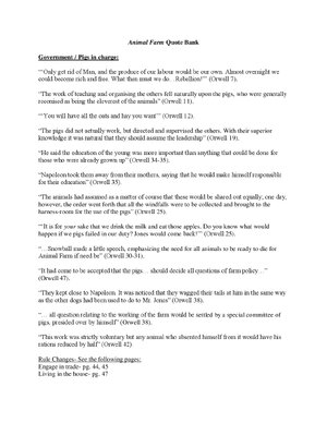 Thumbnail for Animal Farm Quote