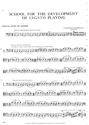 Thumbnail for BLAZHEVICH 30 Legato Studies