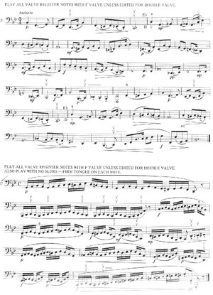 Thumbnail for Bass Trombone Low Tone Studies Ostrander D2
