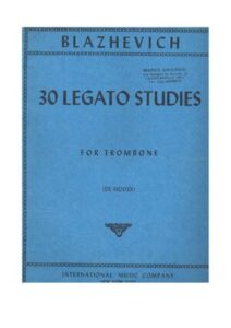 Blazhevich 30 Legato Studies For Trombone thumbnail