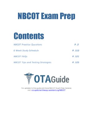 Thumbnail for COTA NBCOT Review