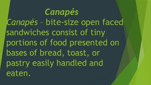 CanapéS Bite Size Open Faced thumbnail