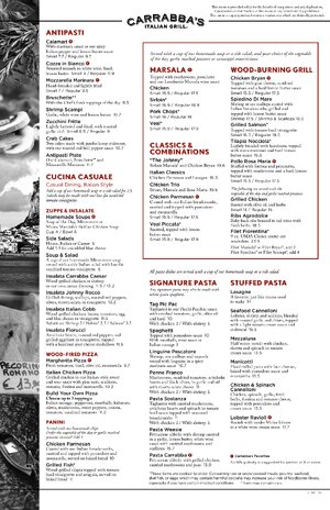 Thumbnail for Carrabba'S Menu